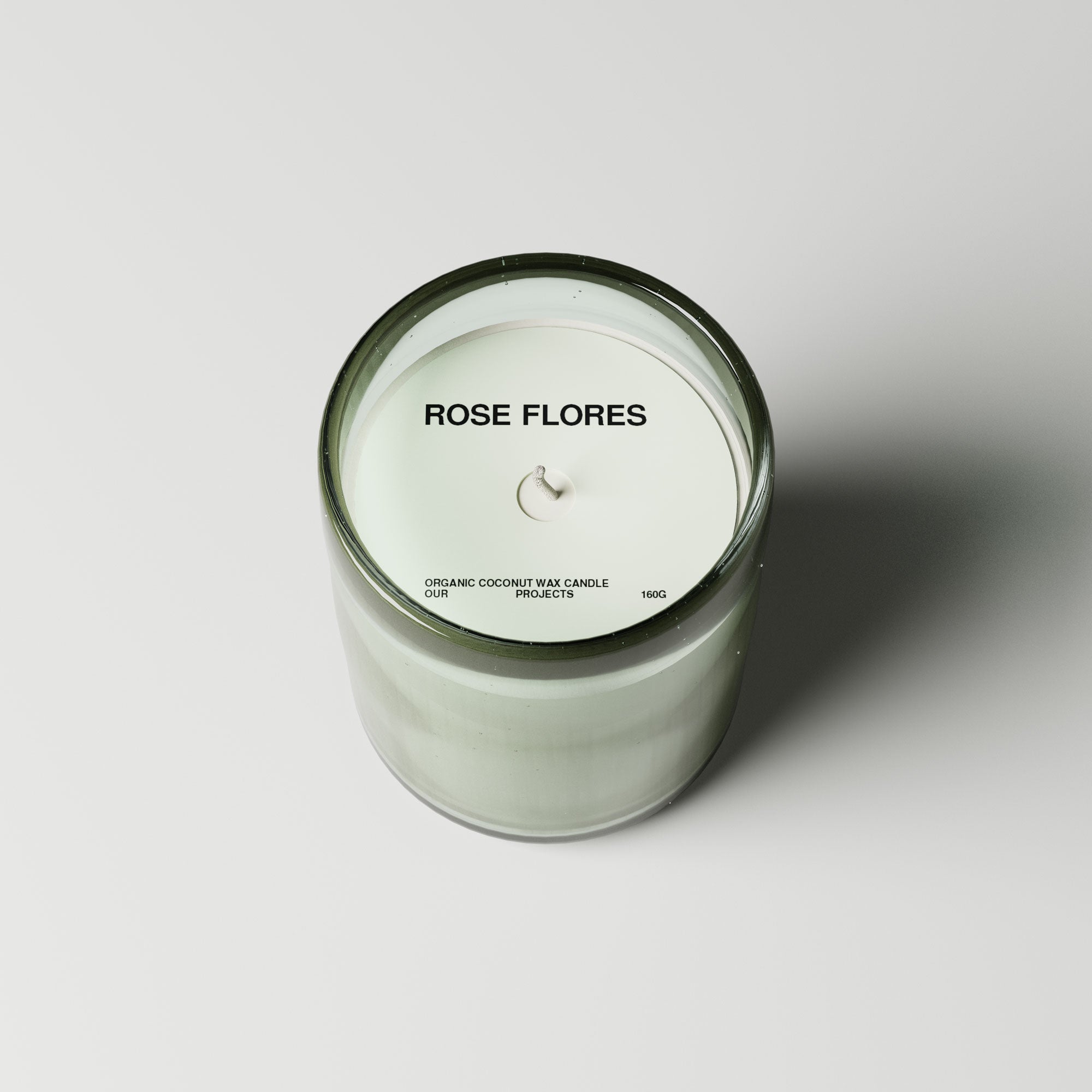 Rose flores Coconut Wax Candle